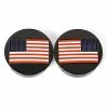Figurati Designs Swing Arm Pivot Covers Black American Flag -GAS TANK ACCESSORIES SHOP 10287728 A V3