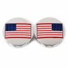 Figurati Designs Swing Arm Pivot Covers Stainless American Flag -GAS TANK ACCESSORIES SHOP 10287729 A V3