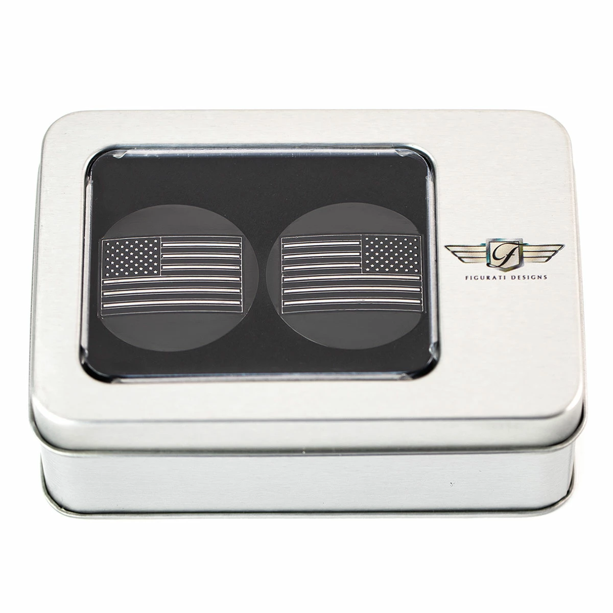 Figurati Designs Swing Arm Pivot Covers Black Reverse Cut Flag 4 Figurati Designs Swing Arm Pivot Covers Black Reverse Cut Flag - Image 2