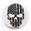 Figurati Designs Swing Arm Pivot Covers Stainless Skull Flag -GAS TANK ACCESSORIES SHOP 10287733 A V3