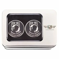Figurati Designs Swing Arm Pivot Covers Stainless POW MIA -GAS TANK ACCESSORIES SHOP 10287740 B V3