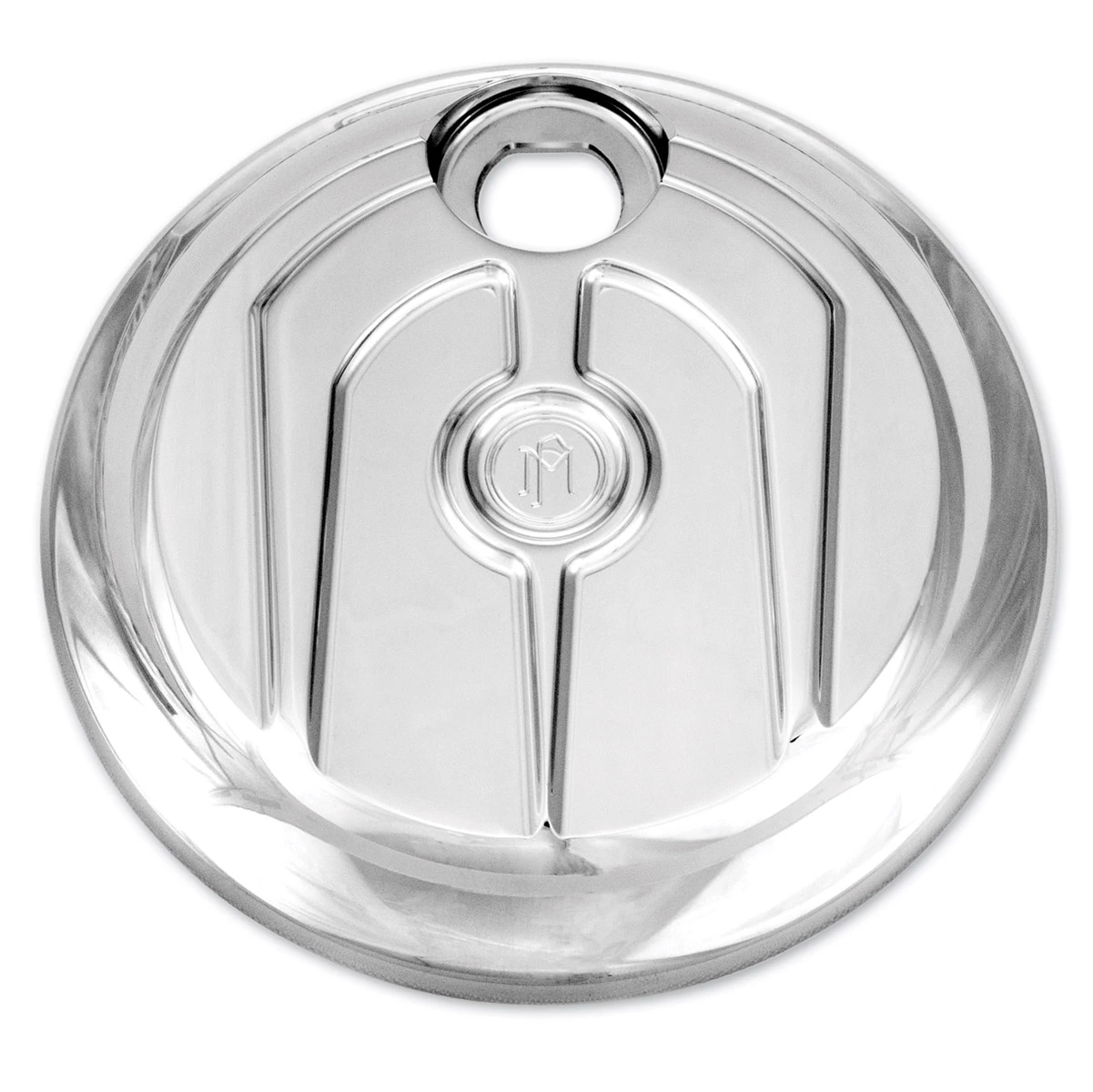 Performance Machine Chrome Scallop Fuel Door 3 Performance Machine Chrome Scallop Fuel Door