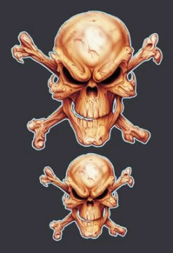 Lethal Threat Designs Lethal Threat Mr. Bones Mini Decal