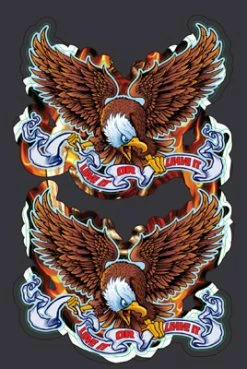 Lethal Threat Designs Lethal Threat Love It Or Leave It Mini Decal