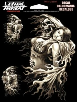 Lethal Threat Designs Lethal Threat Reaper Girl Decal