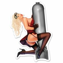 Lethal Threat Designs Lethal Threat Bomber Dropper Mini Decal