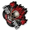 Lethal Threat Designs Lethal Threat Rude & Crude Loud Pipes Mini Decal -GAS TANK ACCESSORIES SHOP 161 556 A V1