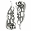 Lethal Threat Designs Lethal Threat Mechanical Skull Flames 3-D Right And Left Emblems -GAS TANK ACCESSORIES SHOP 161 688 A V1