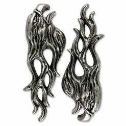 Lethal Threat Designs Lethal Threat Eagle Flames 3-D Right And Left Emblems