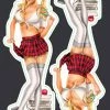 Lethal Threat Designs Lethal Threat School Babe Mini Decal -GAS TANK ACCESSORIES SHOP 166 0146 A V1