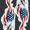 Lethal Threat Designs Lethal Threat USA Eagle Mini Decal Set