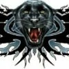 Lethal Threat Designs Lethal Threat Decal: Panther Attack -GAS TANK ACCESSORIES SHOP 170 241 A V1