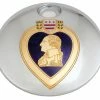 Custom Engraving Ltd. Purple Heart Fuel Door Cover -GAS TANK ACCESSORIES SHOP 533 068 A V1