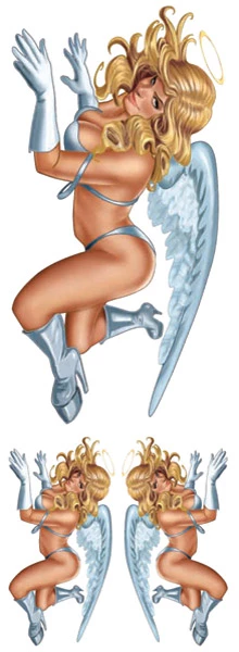 Lethal Threat Designs Lethal Threat Angel Babe 2 Decal
