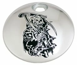 Custom Engraving Ltd. Grim Reaper Fuel Door
