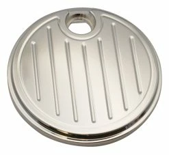 Pro-One Ball Milled Chrome Billet Fuel Door