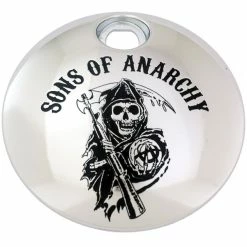 Custom Engraving Ltd. Sons Of Anarchy Chrome Reaper Fuel Door