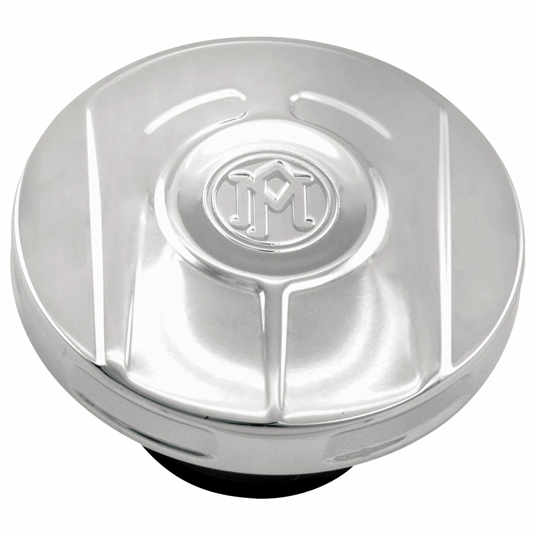 Performance Machine Chrome Scallop Fuel Cap 3 Performance Machine Chrome Scallop Fuel Cap