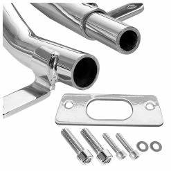 HogWorkz Chrome Mustache Engine Guard/Crash Bar -GAS TANK ACCESSORIES SHOP 630 3565 C V27
