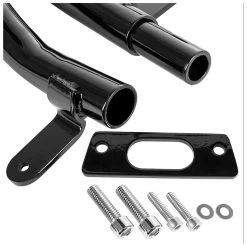 HogWorkz Black Mustache Engine Guard/Crash Bar -GAS TANK ACCESSORIES SHOP 630 3566 C V15