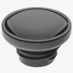 J&P Cycles Black Steel Right Side Vented Gas Cap