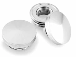 Biker's Choice Ratchet Style Vented And Non-Vented Gas Cap Set