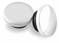 Biker's Choice Domed Billet Gas Cap Set