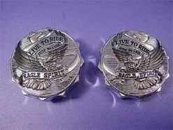 V-Twin Manufacturing Eagle Spirit Gas Cap Set
