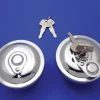 V-Twin Manufacturing Locking Gas Cap Set 2 V-Twin Manufacturing Locking Gas Cap Set -GAS TANK ACCESSORIES SHOP 721 778 A V1