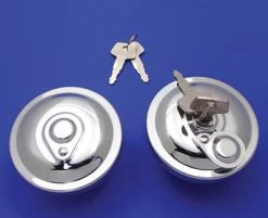 V-Twin Manufacturing Locking Gas Cap Set