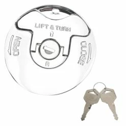 Drag Specialties Flush-Mount Locking Gas Caps