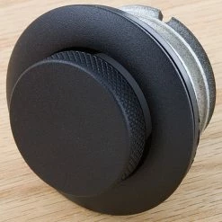 J&P Cycles Black Pop-Up Flush Mount Gas Cap