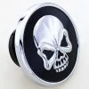 Milwaukee Twins Black And Chrome Skull Vented Gas Cap -GAS TANK ACCESSORIES SHOP 7500270 A V1
