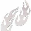 J&P Cycles Chrome Flame Accents -GAS TANK ACCESSORIES SHOP 9700125 a V1