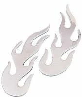 J&P Cycles Chrome Flame Accents