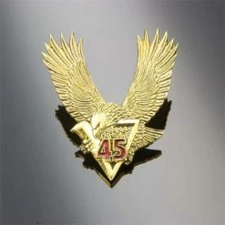 Show Chrome Accessories Embossed Eagle Emblem